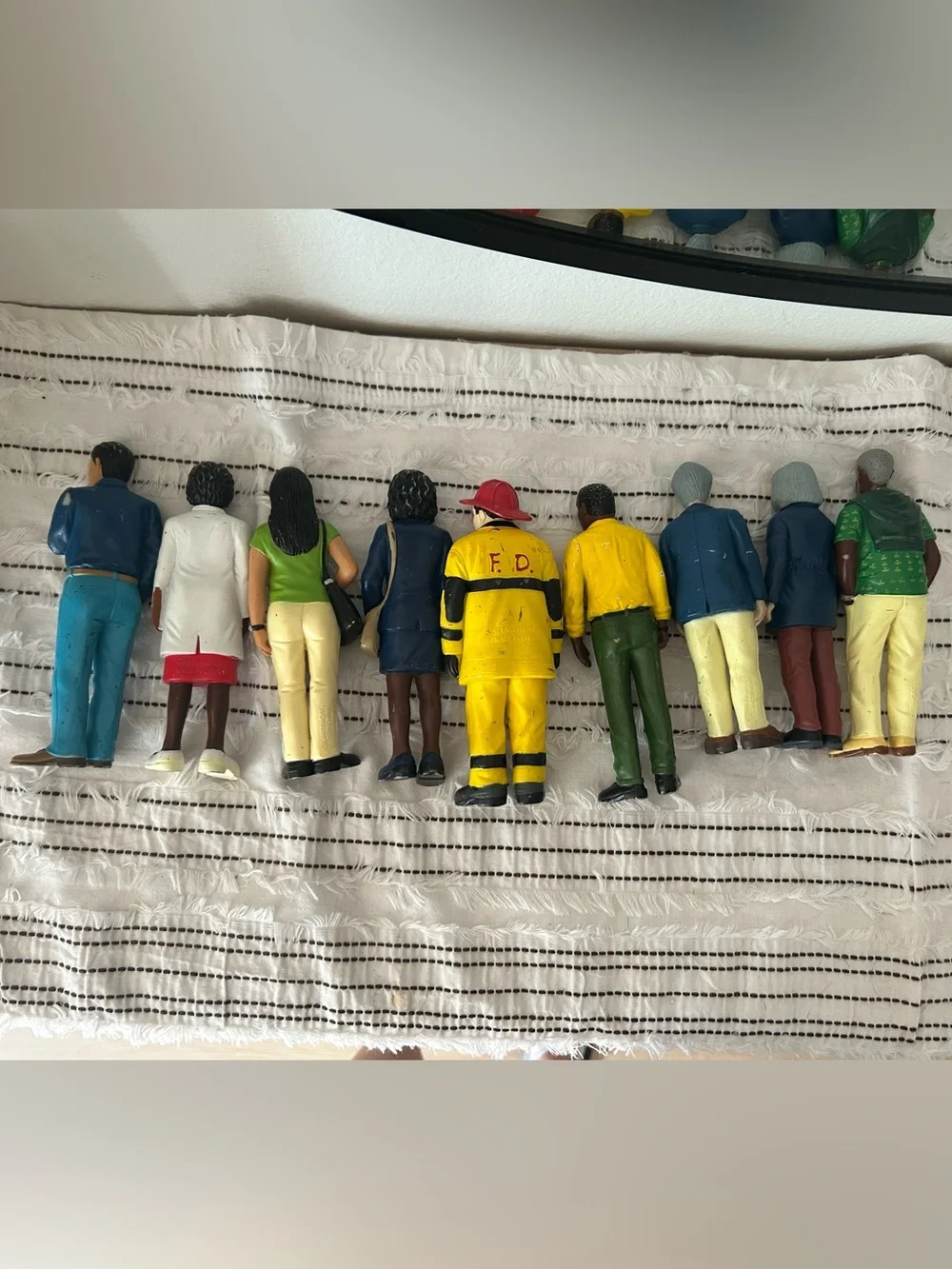 Vintage Lakeshore Learning Community Helpers Career Figures Set of 9